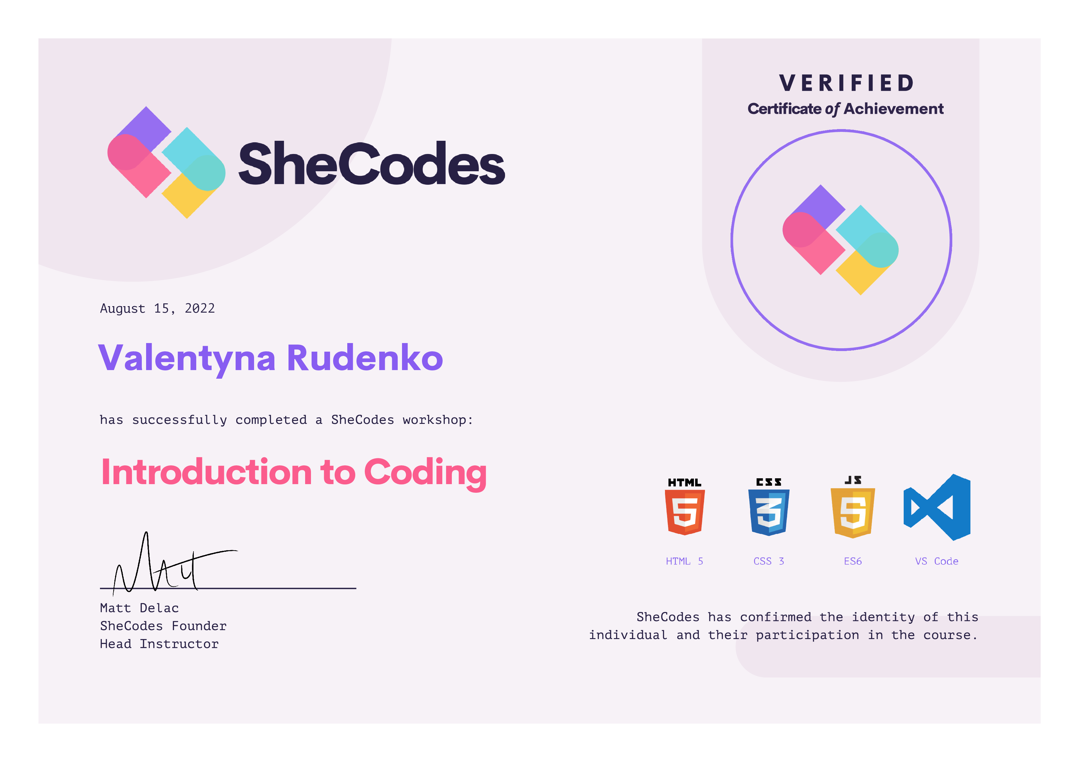 SheCodes Basics