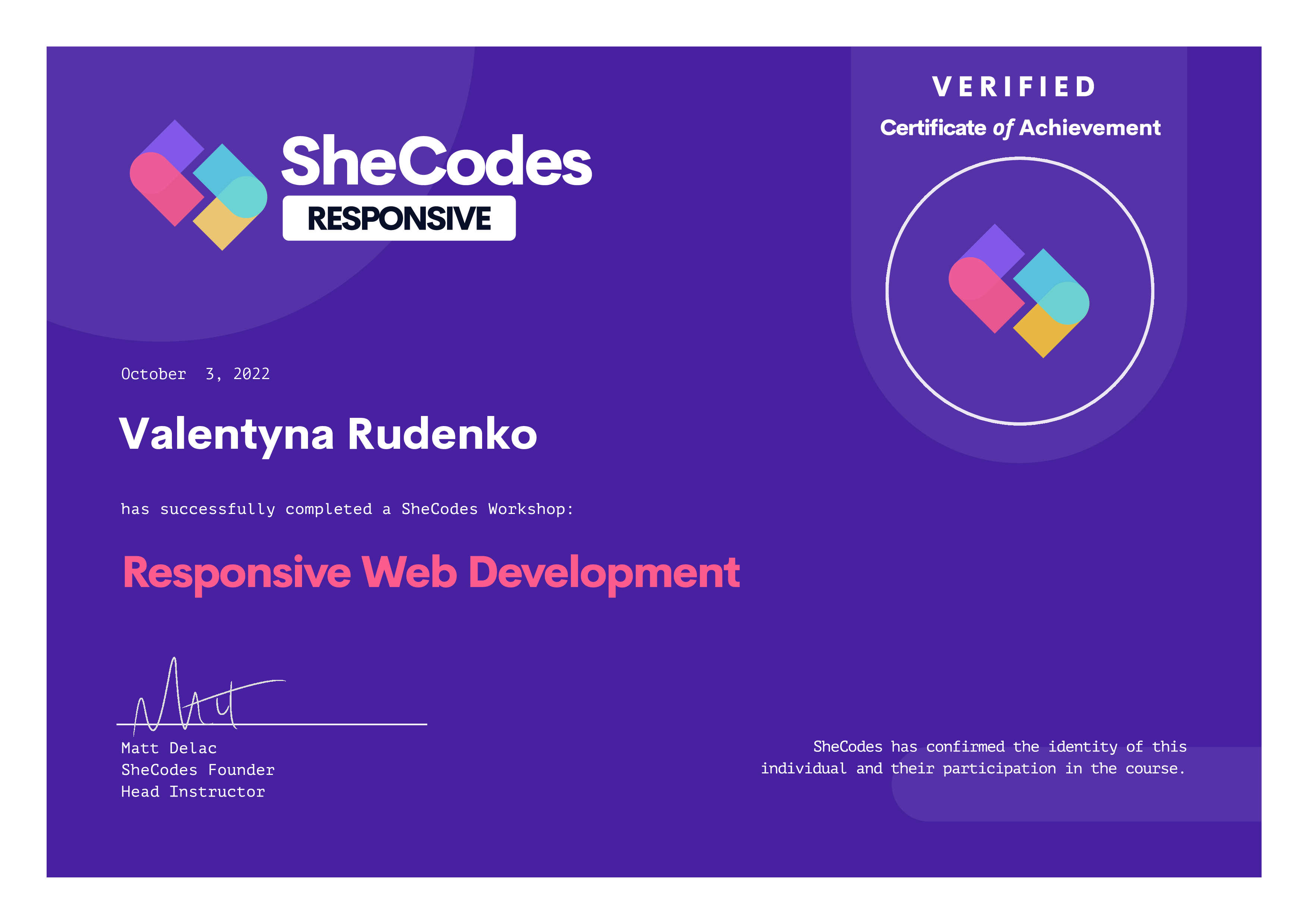 SheCodes Responsive